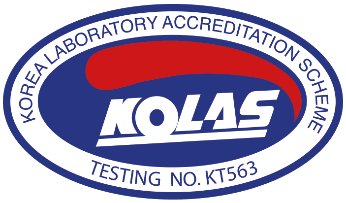 KOLAS 시험기관 인정마크 KT563